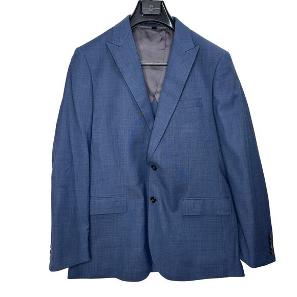 J. Crew Ludlow Classic-fit Suit Italian Stretch Wool Blend in Harbor Blue 42R - Picture 2 of 15